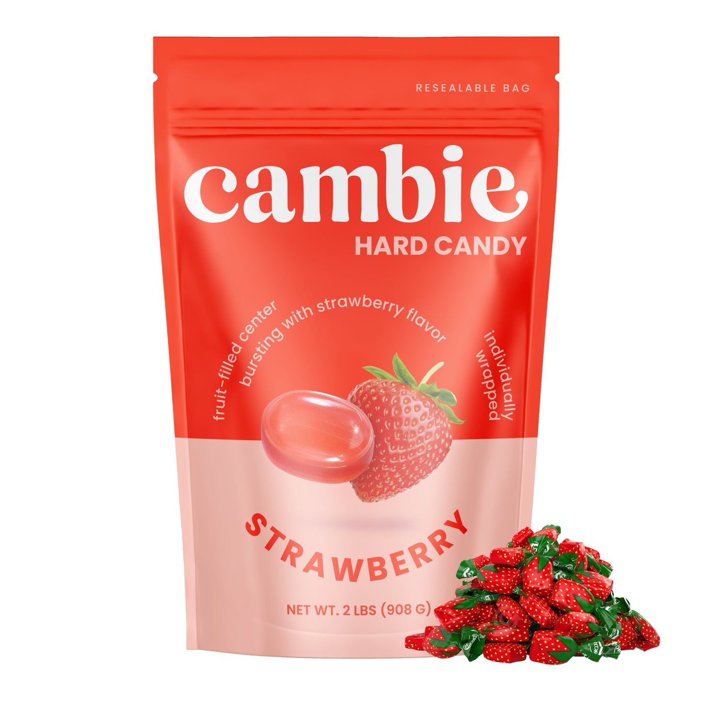 STRAWBERRY CANDY - 2 LB