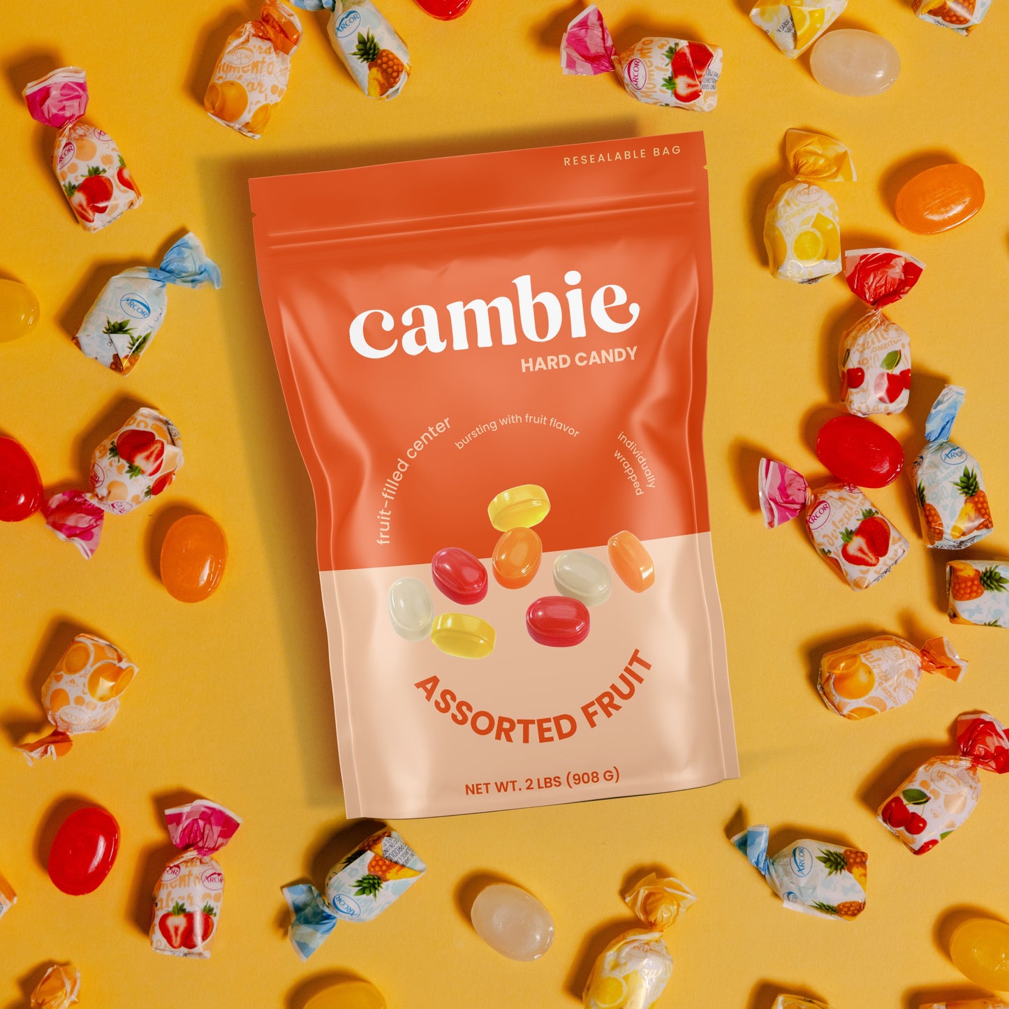 FRUIT FILLED CANDY - 2 LB